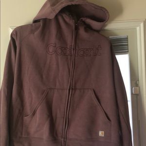 Carhartt full zip sweatshirt with hood